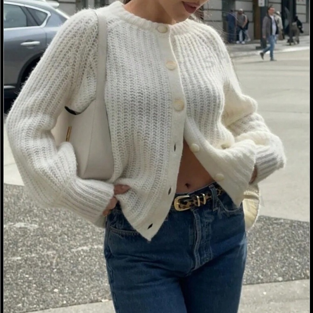 Sezane Emile Cardigan - Ecru
